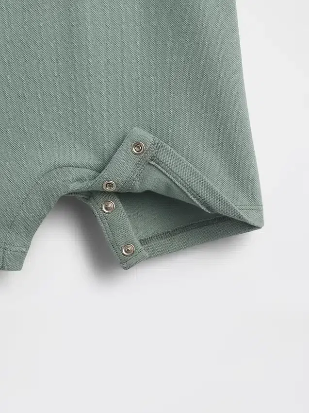 Baby Pique Pikétröja Shorty-heldressar