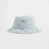 Baby & Småbarn Broderad denim-buckethat