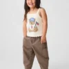 Baby & Småbarn-Jeans med björnfickor och dragkedja