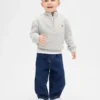 Baby & Småbarn-Jeans med dragkedja