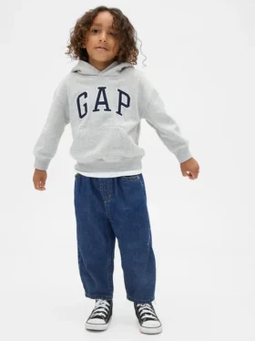 Baby & Småbarn-Jeans med dragkedja