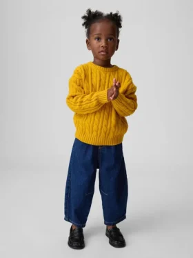 Baby & Småbarn-Jeans med dragkedja