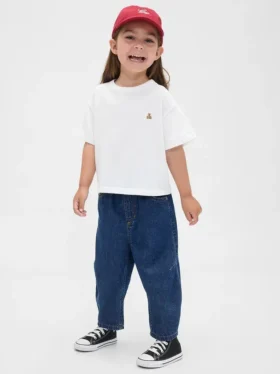 Baby & Småbarn-Jeans med dragkedja