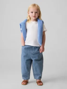 Baby & Småbarn-Jeans med dragkedja