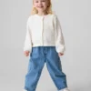 Baby & Småbarn-jeans med fickor och dragkedja i Brannan Bear-design