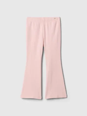Baby & Småbarn – mix-and-match-leggings med utsvängda ben i ribbstickat