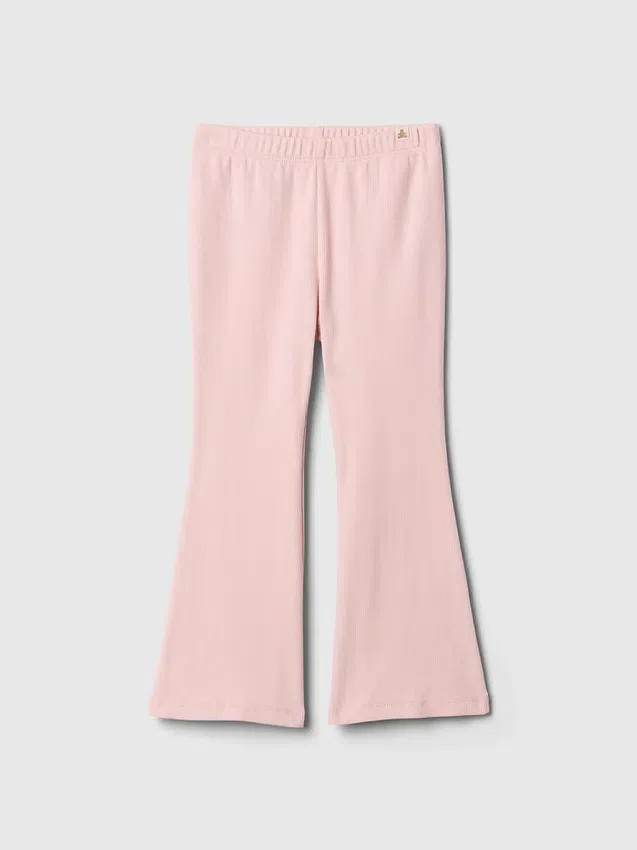 Baby & Småbarn – mix-and-match-leggings med utsvängda ben i ribbstickat