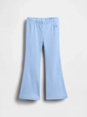 Baby & Småbarn – mix-and-match-leggings med utsvängda ben i ribbstickat