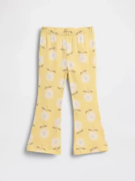 Baby & Småbarn – mix-and-match-leggings med utsvängda ben i ribbstickat