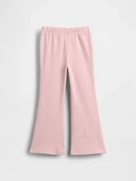 Baby & Småbarn – mix-and-match-leggings med utsvängda ben i ribbstickat