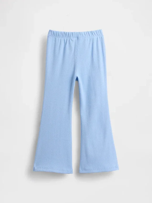 Baby & Småbarn – mix-and-match-leggings med utsvängda ben i ribbstickat