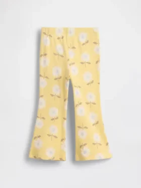 Baby & Småbarn – mix-and-match-leggings med utsvängda ben i ribbstickat