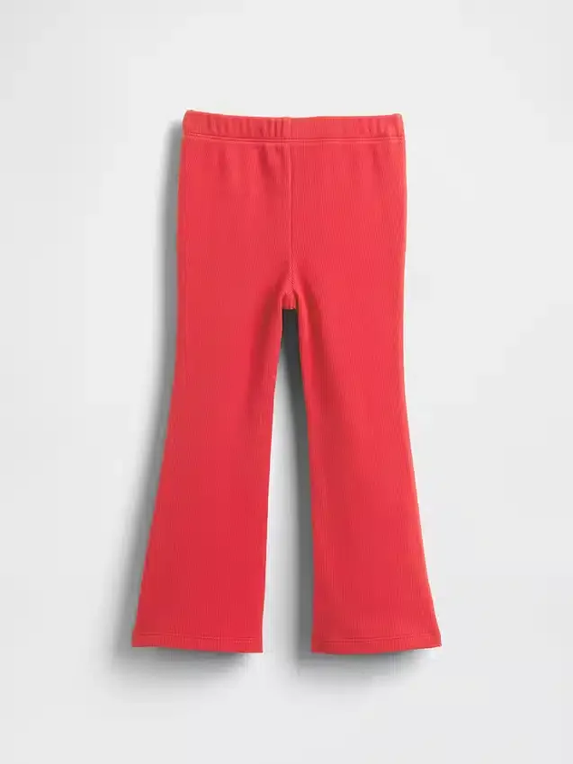 Baby & Småbarn – mix-and-match-leggings med utsvängda ben i ribbstickat