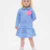 Baby & Småbarn-modellen av sweatshirtklänning med halv dragkedja för spädbarn och småbarn