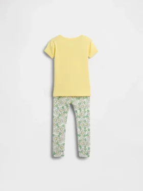 Baby & Småbarn-pyjamas-set i ekologisk borstad bomull med Nalle Puh-motiv för spädbarn och småbarn