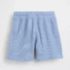 Baby & Småbarn-shorts i våffelstickning med dragkedja