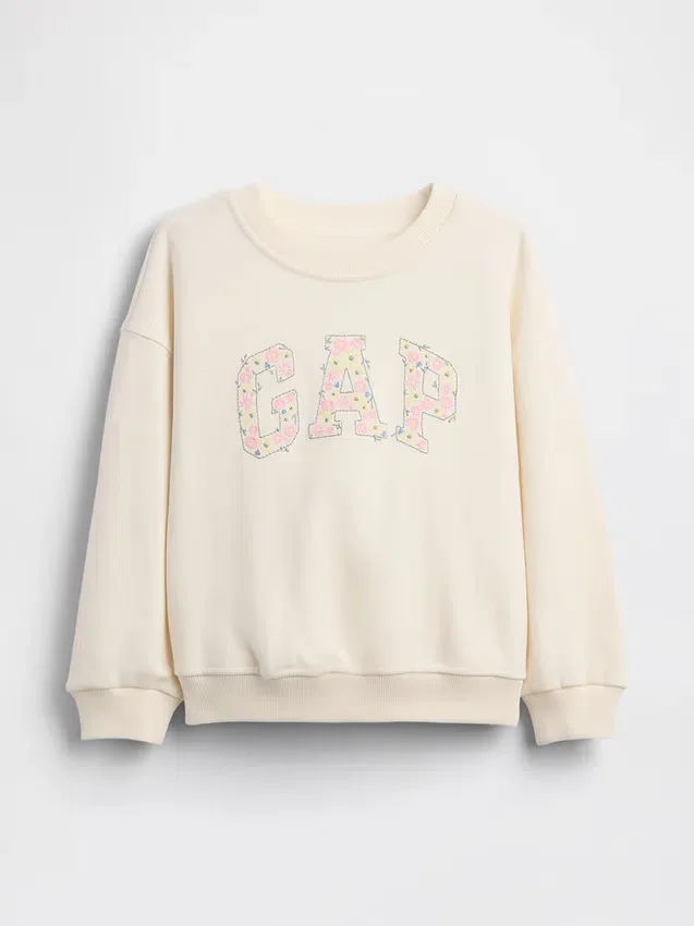 Baby & Småbarn-tröja i Vintagesoft-frotté med broderad logotyp