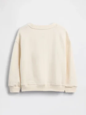 Baby & Småbarn-tröja i Vintagesoft-frotté med broderad logotyp