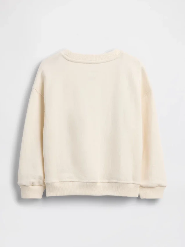 Baby & Småbarn-tröja i Vintagesoft-frotté med broderad logotyp