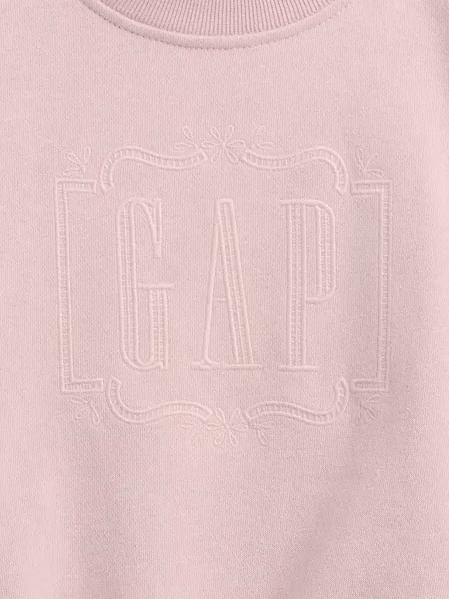 Baby & Småbarn-tröja i Vintagesoft-frotté med broderad logotyp