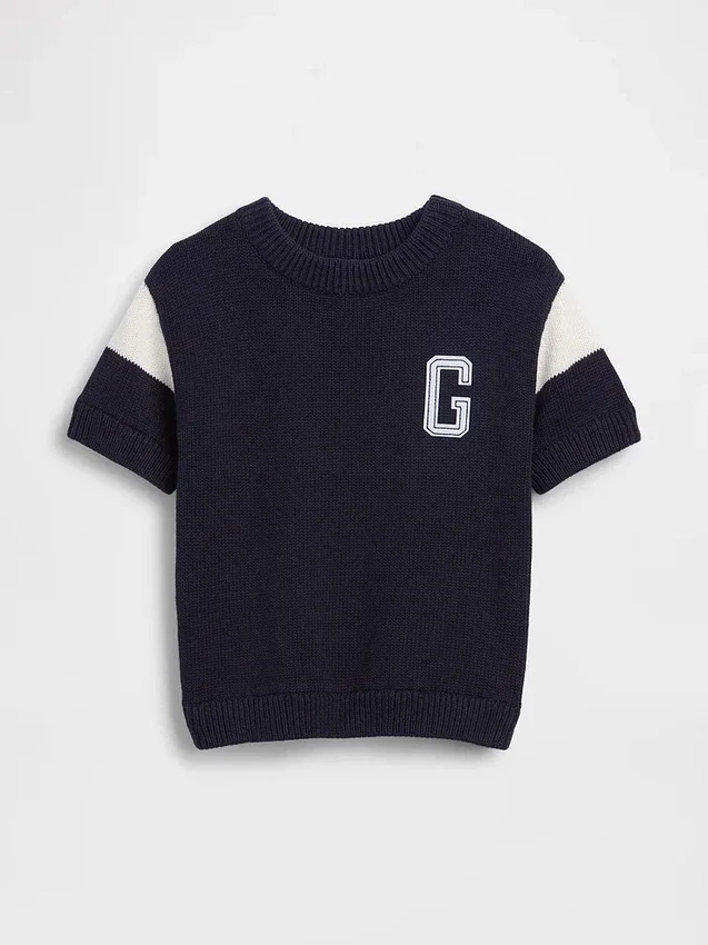 Baby & Småbarn-tröja med varsity-logotyp