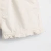 Baby & Småbarns denim shorts med volanger och dragkedja