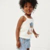 Baby & Småbarns tröja med Brannan Bear Americana-motiv