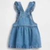 Baby & Småbarnskjol i denim med björnficka