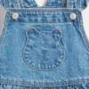 Baby & Småbarnskjol i denim med björnficka