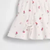 Baby & Småbarnströja i skrynklig stickning med rosett