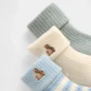 Baby-strumpor med vikbar resår (3-pack)