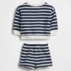 Baby Vintagesoft Bear Stripe-tröjset