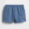 Baby Vintagesoft-shorts med fickor och dragkedja