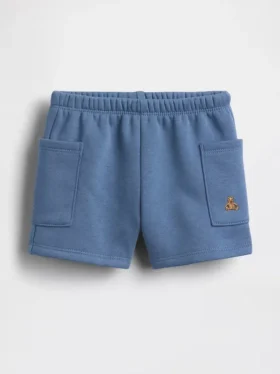 Baby Vintagesoft-shorts med fickor och dragkedja
