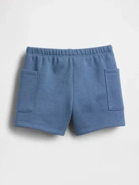 Baby Vintagesoft-shorts med fickor och dragkedja