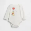 Baby Winnie the Pooh-bodysuit i ekologisk bomull
