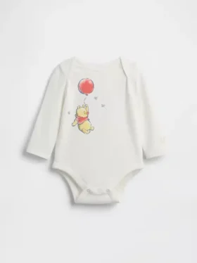 Baby Winnie the Pooh-bodysuit i ekologisk bomull