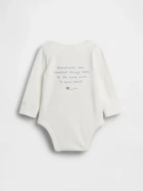 Baby Winnie the Pooh-bodysuit i ekologisk bomull