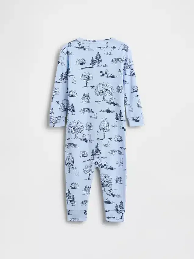Baby Winnie the Pooh heldress i ekologisk bomull