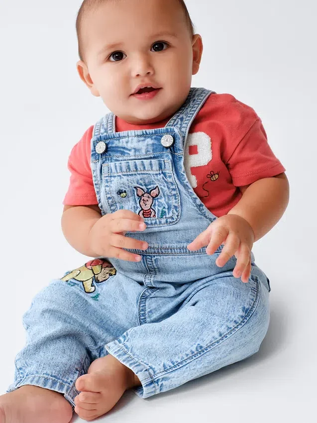 Baby Winnie the Pooh-jeansoverall