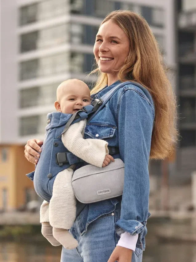 BabyBjörn vävd fickväska för bärselen