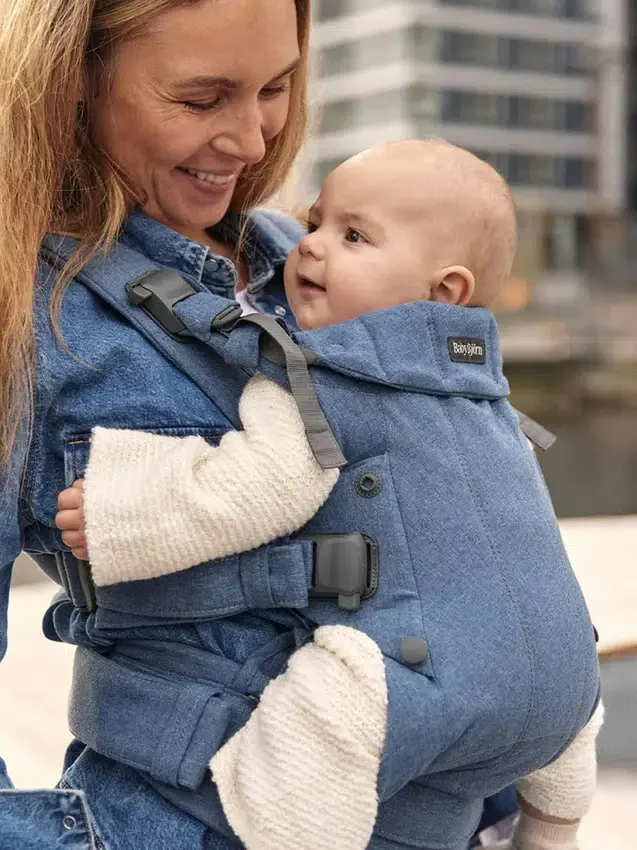BabyBjörn vävd melange-bärselen Harmony