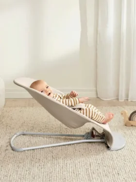 BabyBjörn Woven Melange Baby Bouncer Bliss