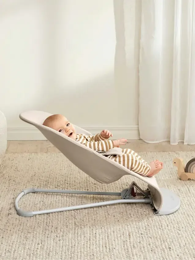 BabyBjörn Woven Melange Baby Bouncer Bliss