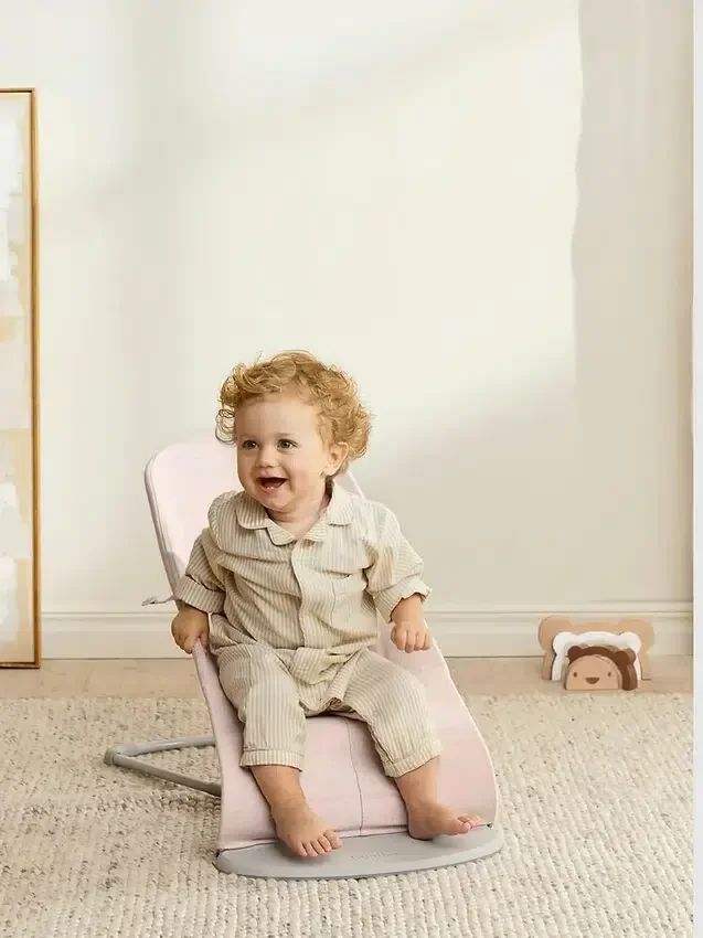 BabyBjörn Woven Melange Bouncer Bliss