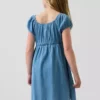 Babydollklänning i denim för barn