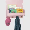 babyGap Brannan Bear vägghylla med 4 krokar