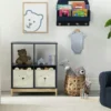 babyGap Brannan Bear vägghylla med 4 krokar