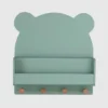 babyGap Brannan Bear vägghylla med 4 krokar