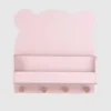 babyGap Brannan Bear vägghylla med 4 krokar